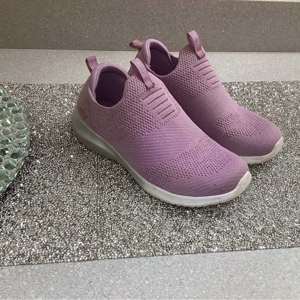 Sketchers air cooled memory foam slip on sneakers